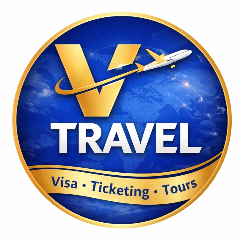 V+ Travel logo
